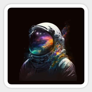 Galactic Dreamer a Cosmic Explosion Sticker